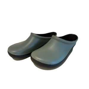 Sloggers Size 7 Women’s Green Rubber Garden Clogs Mules Slip On Shoes